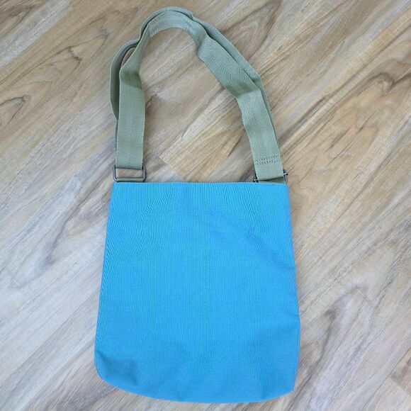 🔸️NWT Dakine Teal w/Olive Strap Bay Islands Jo Jo Crossbody Purse - Picture 3 of 10